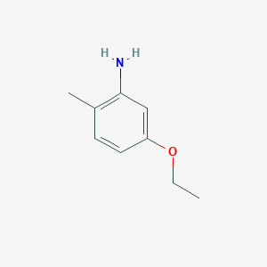 molecular formula C9H13NO B8763918 Benzenamine, 5-ethoxy-2-methyl- CAS No. 75785-11-4
