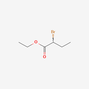 Ethyl alpha-bromobutyrate, (+)-