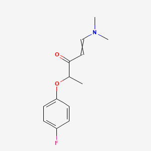 1-(Dimethylamino)-4-(4-fluorophenoxy)pent-1-en-3-one