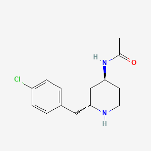N-((2R,4S)-2-(4-chlorobenzyl)piperidin-4-yl)acetamide