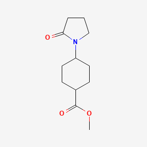Methyl 4-(2-oxopyrrolidin-1-yl)cyclohexane-1-carboxylate