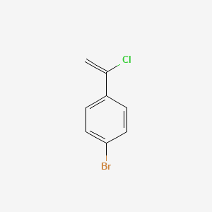 molecular formula C8H6BrCl B8764106 1-Bromo-4-(1-chloroethenyl)benzene 