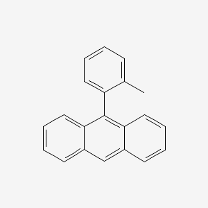 molecular formula C21H16 B8764168 9-(2-Methylphenyl)anthracene CAS No. 23674-13-7