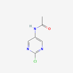 molecular formula C6H6ClN3O B8764285 N-(2-chloropyrimidin-5-yl)acetamide 
