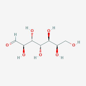 molecular formula C7H14O7 B8764389 D-Glycero-L-manno-heptose 