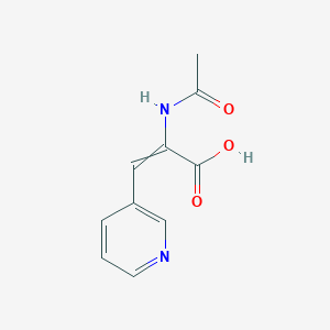 molecular formula C10H10N2O3 B8764395 2-Acetamido-3-(3-pyridyl)acrylic acid 