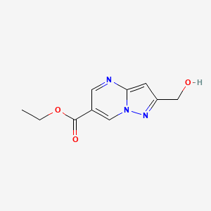 Ethyl 2-(hydroxymethyl)pyrazolo[1,5-A]pyrimidine-6-carboxylate