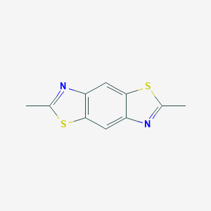 molecular formula C10H8N2S2 B087645 2,6-Dimethyl-[1,3]thiazolo[5,4-f][1,3]benzothiazole CAS No. 13399-12-7