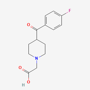 2-(4-(4-Fluorobenzoyl)piperidin-1-YL)acetic acid