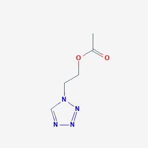 molecular formula C5H8N4O2 B8764537 2-(1h-Tetrazol-1-yl)ethyl acetate CAS No. 89181-90-8