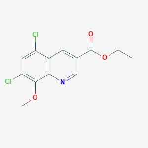 Ethyl 5,7-dichloro-8-methoxyquinoline-3-carboxylate