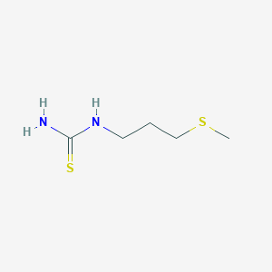 molecular formula C5H12N2S2 B8764606 N-[3-(Methylsulfanyl)propyl]thiourea CAS No. 37791-18-7