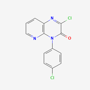 2-Chloro-4-(4-chlorophenyl)pyrido[2,3-B]pyrazin-3(4H)-one