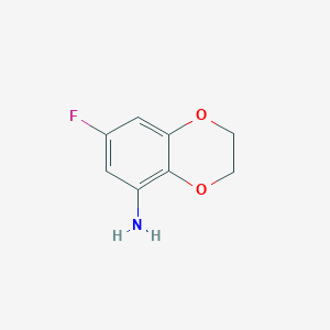 7-Fluoro-2,3-dihydro-1,4-benzodioxin-5-amine
