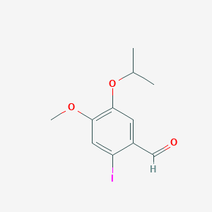 2-Iodo-5-isopropoxy-4-methoxybenzaldehyde