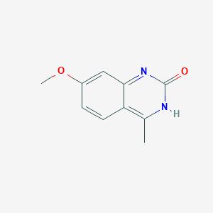 molecular formula C10H10N2O2 B8764865 7-Methoxy-4-methylquinazolin-2(1H)-one 