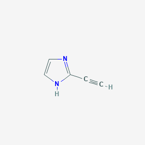 molecular formula C5H4N2 B8764869 2-ethynyl-1H-imidazole 