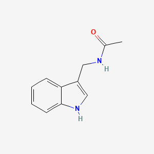 N-((1H-indol-3-yl)methyl)acetamide