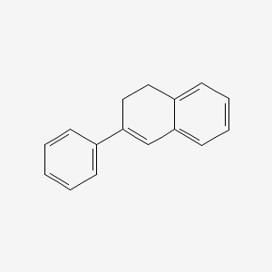 molecular formula C16H14 B8764962 3-Phenyl-1,2-dihydronaphthalene CAS No. 20669-52-7