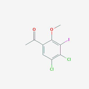 1-(4,5-Dichloro-3-iodo-2-methoxyphenyl)ethanone