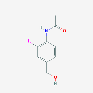 N-(4-(Hydroxymethyl)-2-iodophenyl)acetamide