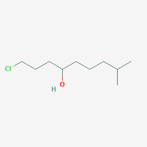 molecular formula C10H21ClO B8765008 1-CHLORO-8-METHYLNONAN-4-OL CAS No. 54131-61-2