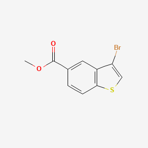 molecular formula C10H7BrO2S B8765009 methyl 3-bromobenzo[b]thiophene-5-carboxylate 