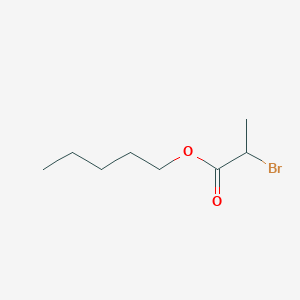 molecular formula C8H15BrO2 B8765017 Pentyl 2-bromopropanoate CAS No. 86711-73-1
