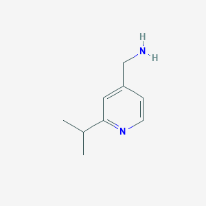 molecular formula C9H14N2 B8765027 (2-Isopropylpyridin-4-yl)methanamine 