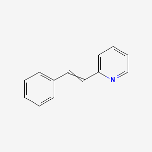 molecular formula C13H11N B8765038 2-(2-Phenylethenyl)pyridine 