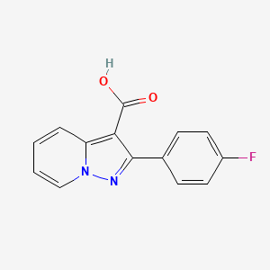 2-(4-Fluorophenyl)pyrazolo[1,5-A]pyridine-3-carboxylic acid