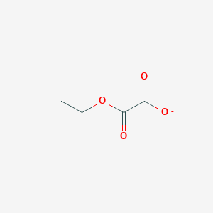 molecular formula C4H5O4- B8765095 Ethanedioic acid, monoethyl ester 