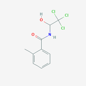 2-methyl-N-(2,2,2-trichloro-1-hydroxyethyl)benzamide