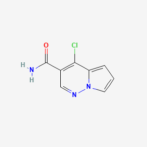 4-Chloropyrrolo[1,2-b]pyridazine-3-carboxamide