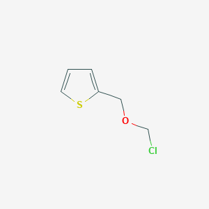 molecular formula C6H7ClOS B8765194 2-[(Chloromethoxy)methyl]thiophene CAS No. 88023-81-8