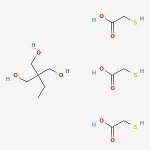 2-Ethyl-2-(hydroxymethyl)propane-1,3-diol;2-sulfanylacetic acid