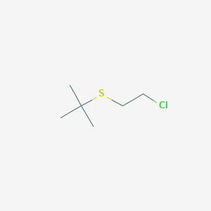 molecular formula C6H13ClS B8765251 tert-Butyl 2-chloroethyl sulfide CAS No. 4303-44-0