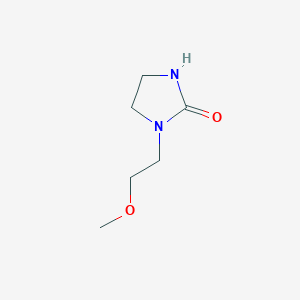 molecular formula C6H12N2O2 B8765257 1-(2-Methoxy-ethyl)-imidazolidin-2-one 