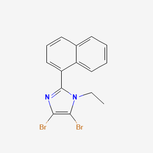 4,5-Dibromo-1-ethyl-2-(naphthalen-1-yl)-1H-imidazole