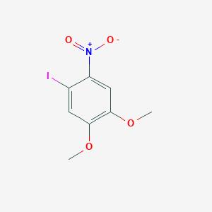 4-Iodo-5-nitro-1,2-dimethoxybenzene