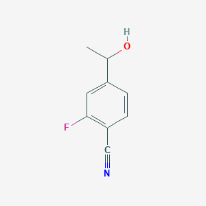2-Fluoro-4-(1-hydroxyethyl)benzonitrile