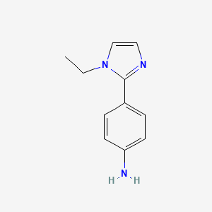 4-(1-Ethyl-imidazol-2-yl)-aniline