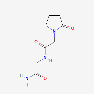 1-Pyrrolidineacetamide, N-(2-amino-2-oxoethyl)-2-oxo-
