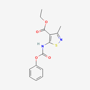 4-Ethoxycarbonyl-3-methyl-5-phenoxycarbonylaminoisothiazole