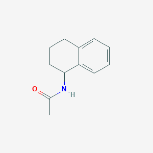 molecular formula C12H15NO B8765425 N-(1,2,3,4-tetrahydronaphthalen-1-yl)acetamide CAS No. 42071-43-2