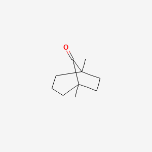molecular formula C10H16O B8765439 1,5-Dimethylbicyclo[3.2.1]octan-8-one CAS No. 21922-58-7