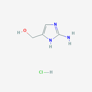 molecular formula C4H8ClN3O B8765447 (2-Amino-1H-imidazol-4-YL)-methanol hcl 