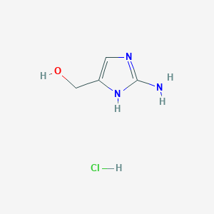 molecular formula C4H8ClN3O B8765447 (2-Amino-1h-imidazol-4-yl)methanol hydrochloride 