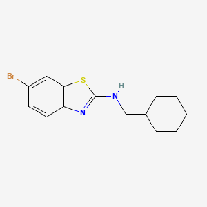 6-bromo-N-(cyclohexylmethyl)benzo[d]thiazol-2-amine