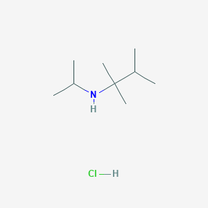 molecular formula C9H22ClN B8765468 N-Isopropyl-2,3-dimethylbutan-2-amine hydrochloride 
